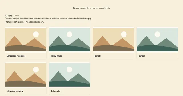 Editor preview