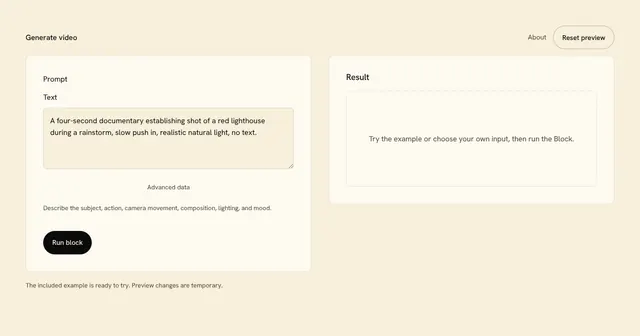 Generate video preview