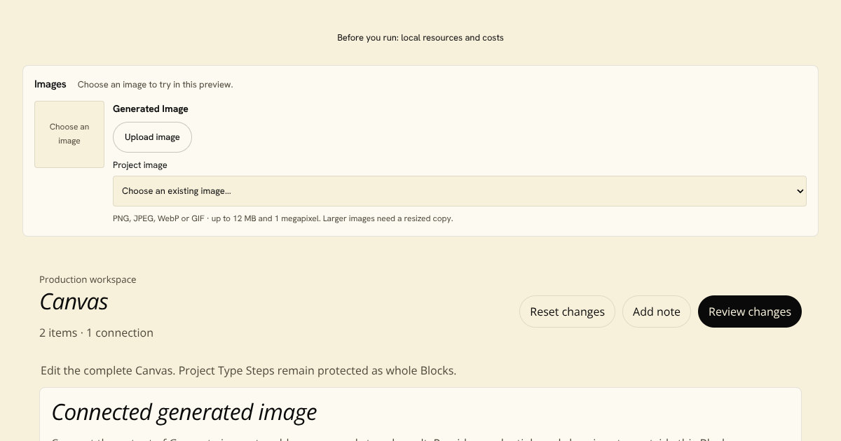 Canvas Block preview