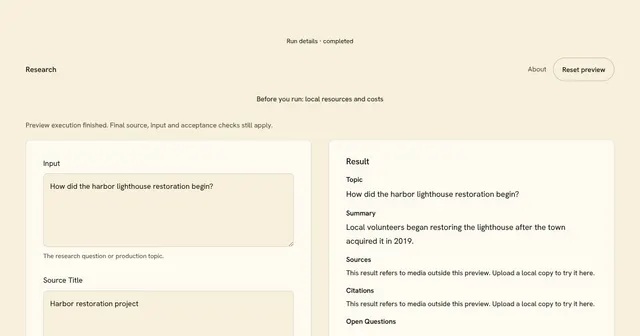 Research preview