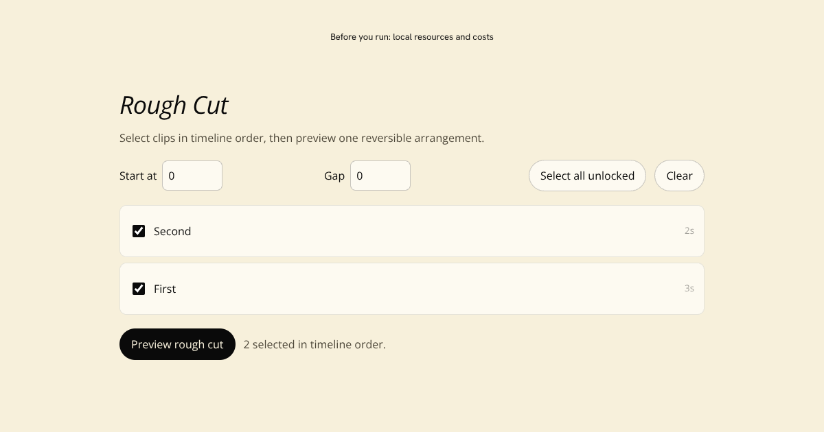 Rough Cut Block preview