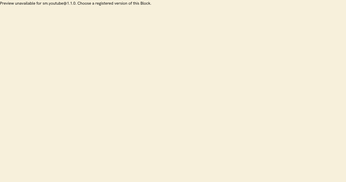 YouTube hub Block preview