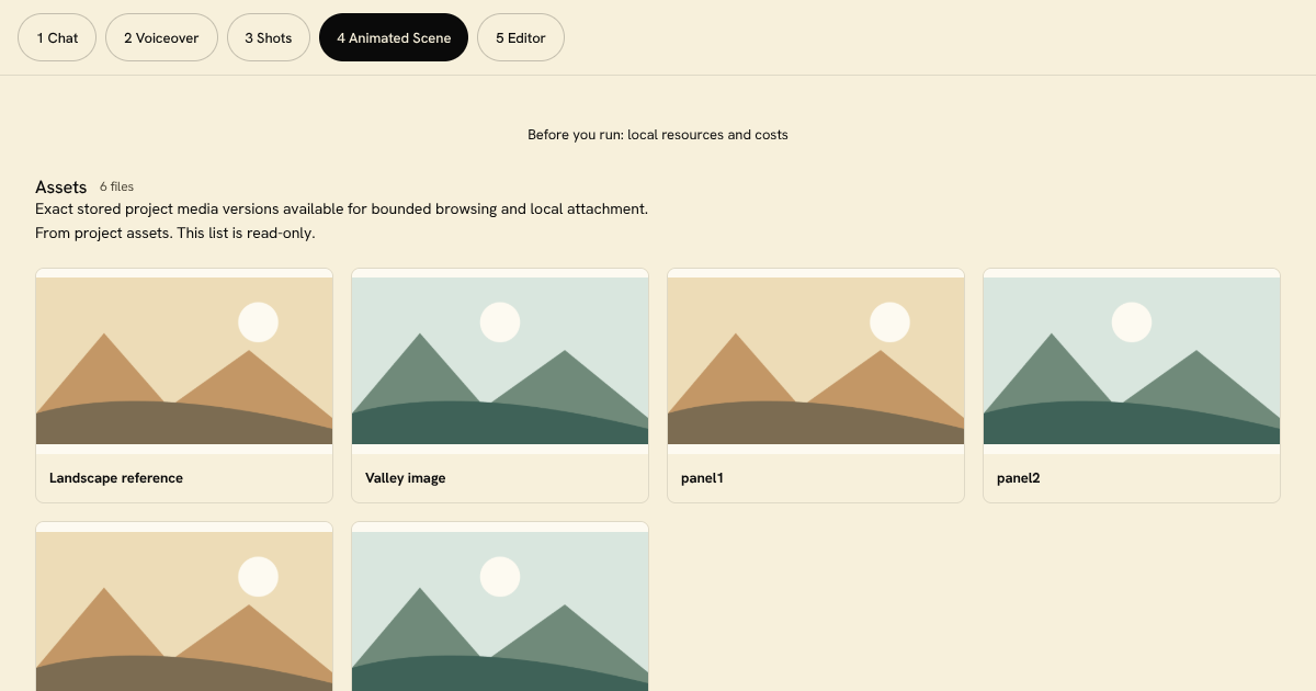 Animated Studio Project Type preview