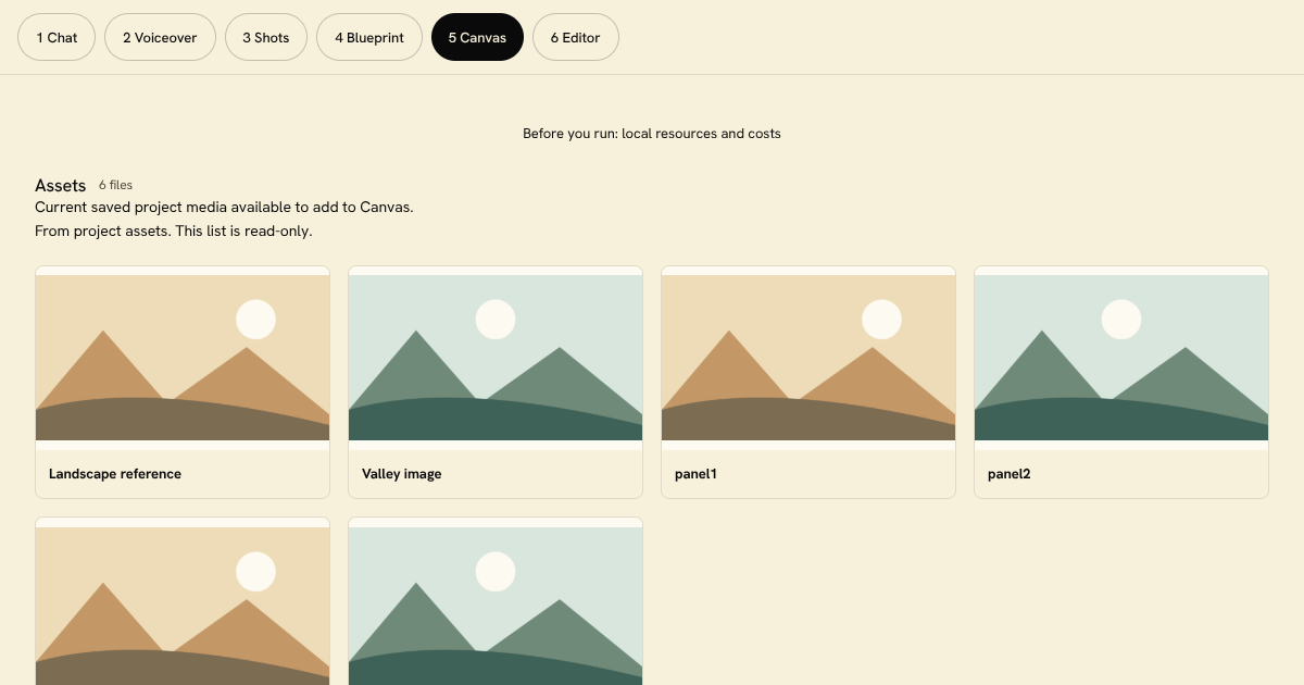 Guided Project Type preview